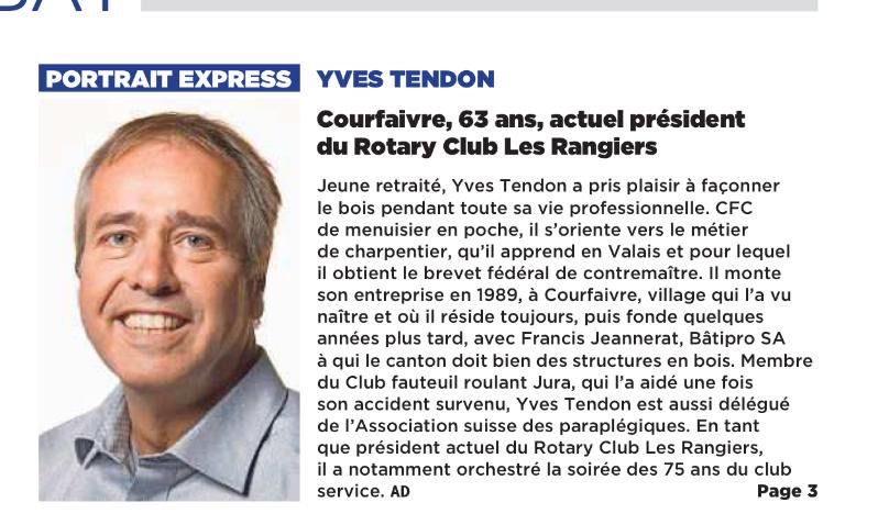 L’homme du jour du QJ !